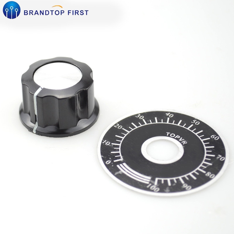 A03 dial knob + MF-A03 bakelite knob with scale plate / sheet scale digital potentiometer