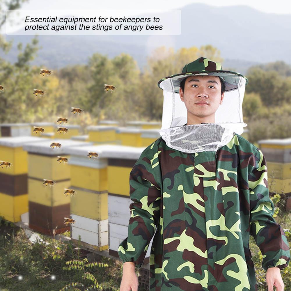 L/XL/XXL Beekeeper Suit Beekeeping Protective Suit Clothes Beekeeping Protective Equipment Bee Keeping FULL BODY Suit Smock
