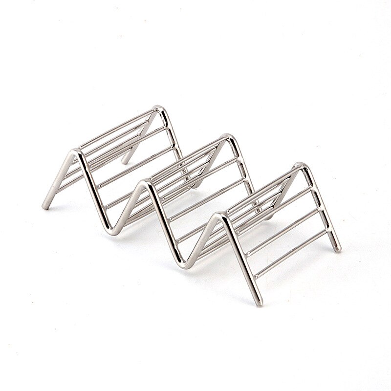 Edelstahl Taco-Halter Für 2 Tacos – Ofen-, Grill- & Spülmaschinenfest, Ideal Für Partys