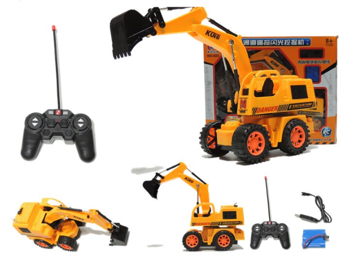 Mini télécommande camion RC jouets pour garçons enfants avec sans fil l ingénierie chariot élévateur modèle