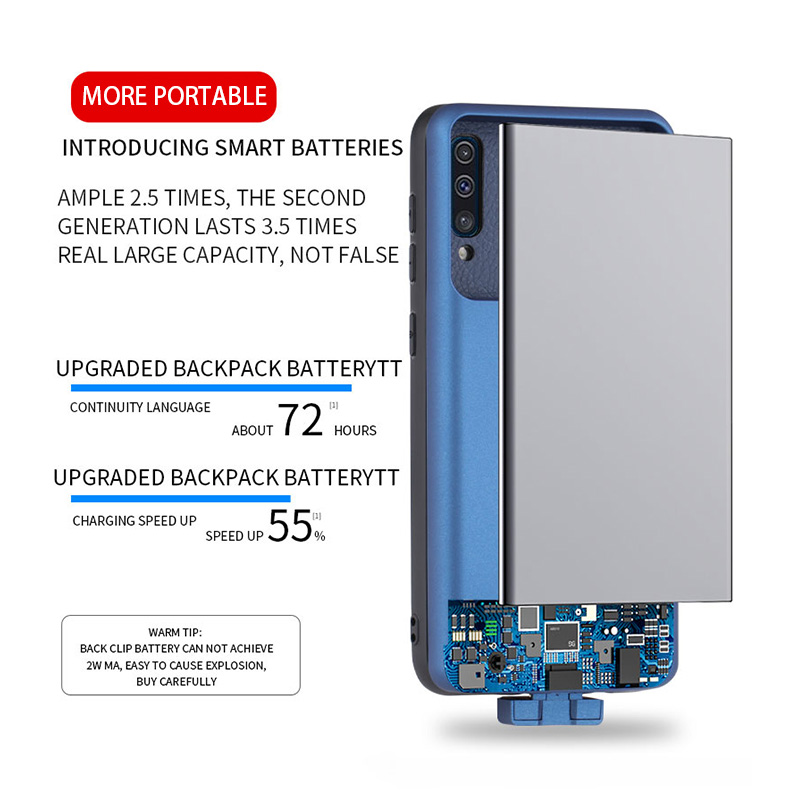 Battery Charger case 7000mah Voor Samsung Galaxy A50 A50s 7000 mAh Vermogen Case opladen Batterij Case Voor Samsung Galaxy a30s