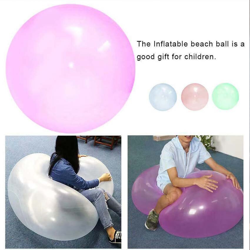 Durable Magic Bubble Ball Inflatable Fun Ball Amazing Tear-Resistant Super Wubble Bubble Ball Inflatable Outdoor Balls