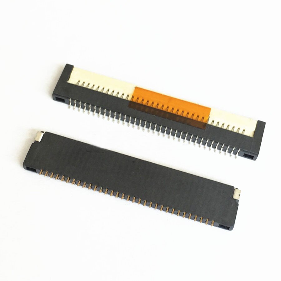 Connecteur de câble plat FPC FFC, prise 0.8mm, pas 26/30/32/34 broches pour interface de clavier d&#39;ordinateur portable, 2 pièces/lot