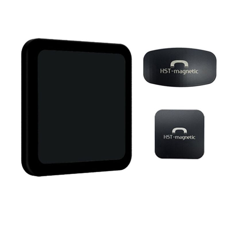 Universell magnetisk ställning klistermärke mobiltelefon hållare kort surfplatta väggfäste bil hemmakontor gym för iphone ipad pro air: Bk