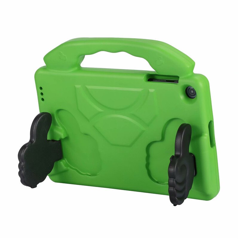 Morbida Antiurto Caso Bambini Del Silicone di Protezione Della Copertura per Samsung Tab UN 10.1 pollici 2019 SM-T515 T510 T515 Bambini Eva Tablet shell: 02 Green