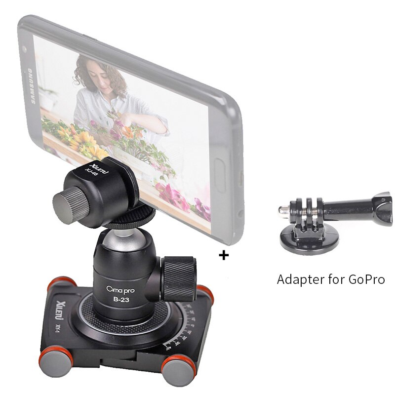 XILETU XY-1 Photography Car 360 Panoramic Shooting For Video With Phone Holder For iphone 7 8 X Smartphones GoPro: XY-1 Set2