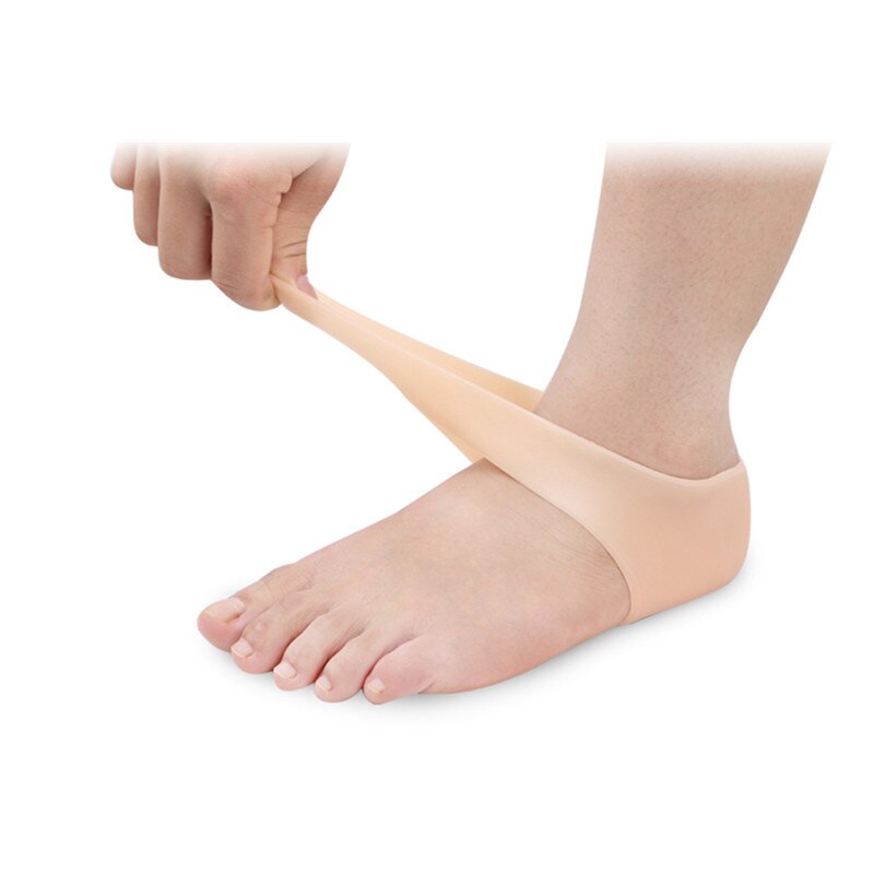 Silicone Schoenen Inlegzolen Pads Gel Kussens Hak Inserts Spur Pijn Relief Binnenzool Schoen Accessoires Effen Semelle