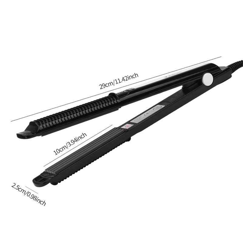 Electronic Hair Straightener Crimper Corn Plate Straightening Corrugated Iron Small Waves Hair Curler Styling Tool Accessory P46