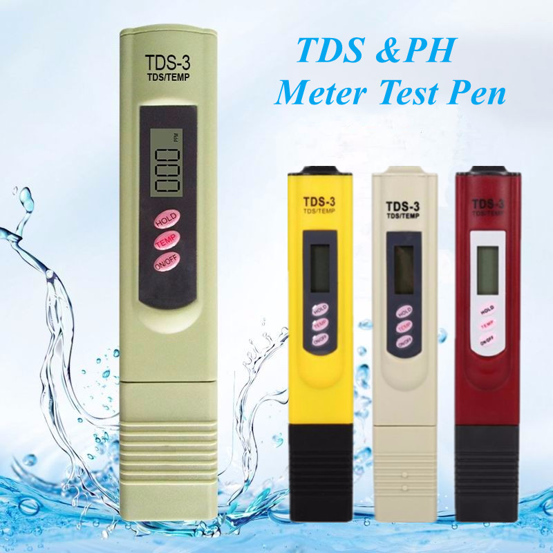 6 Styles Handheld Accurate Water Test Purity Tool LCD Digital Check 0-9999 ppm Measurement Meter Analyzer TDS Tester