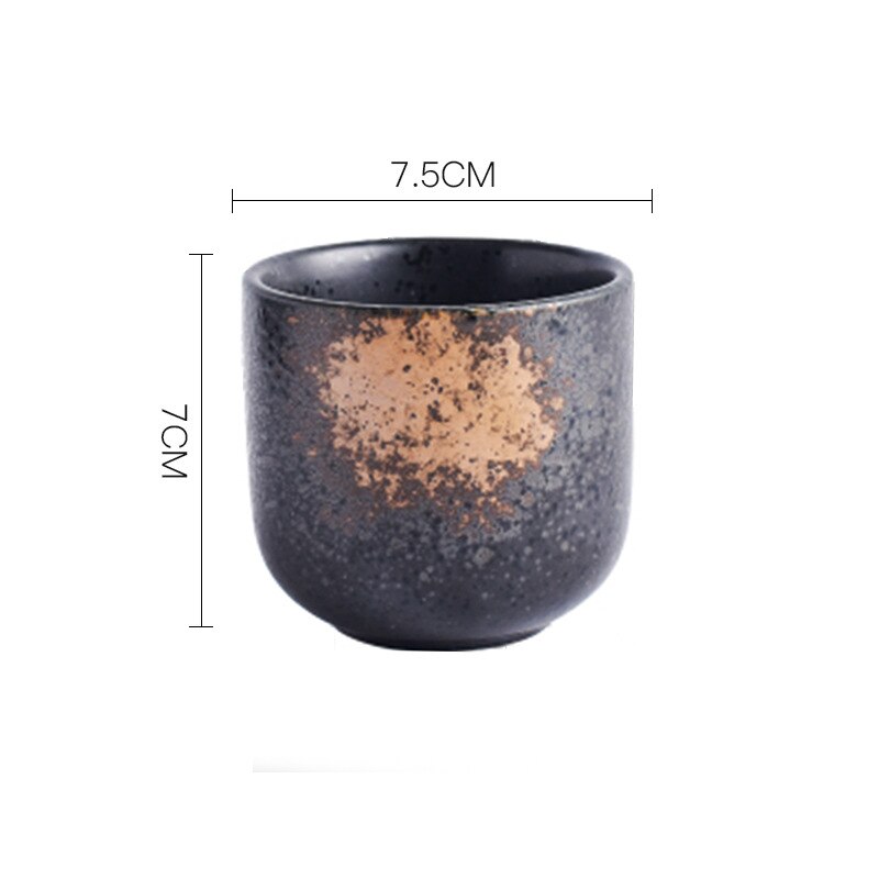 Kaffekopper keramikk krus sake te krus drinkware kopp keramisk latte japansk håndlaget kaffekopp: En