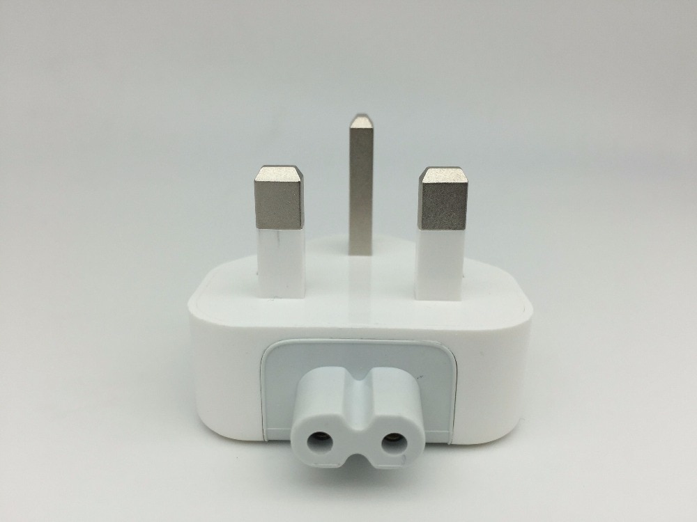 LYBALL UK Converter Travel Lader Stekker Adapter AC Afneembare Connector Elektrische Eend Hoofd voor Apple iPad iPhone MacBook