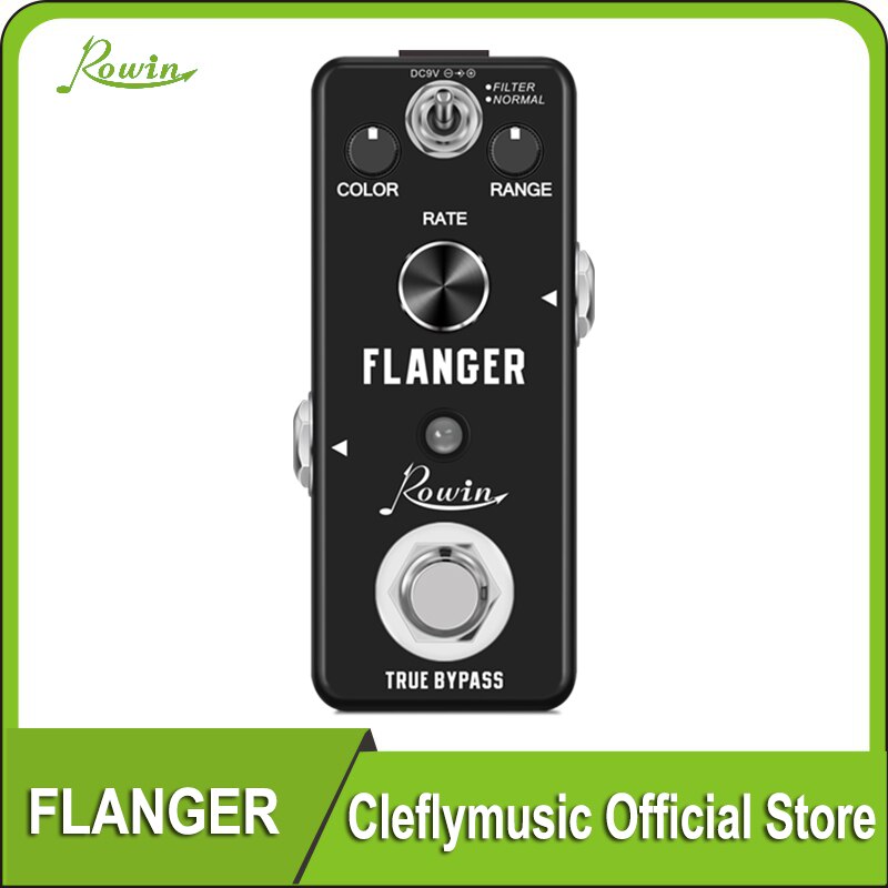 Rowin LEF-312 Guitar Flanger Pedal Vintage Analoy Flanger Effect Pedals For Electric Guitar