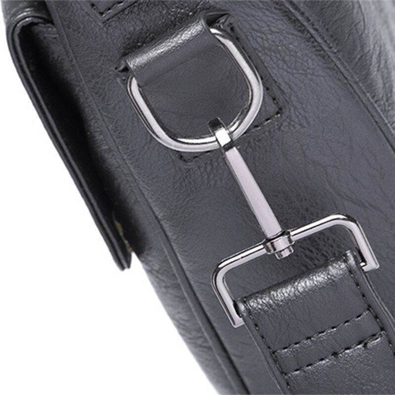 Draagbare Laptop Handtassen Man Aktetassen Business Crossbody Tassen Faux Lederen Handtassen Voor Document Office Tote