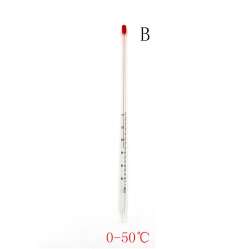Glass Thermometer Home Brew Laboratory Red Water Filled Thermometer Chemistry Glassware 0-50/0-100 Celsius Degree