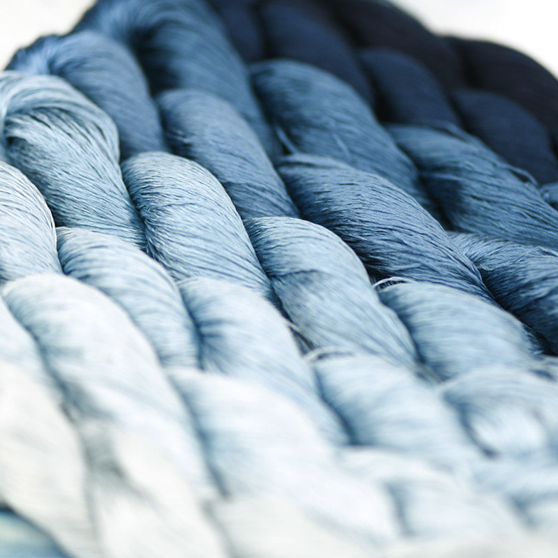 silk embroidery thread / 100% silk thread /hand embroidery embroider cross stitch/Prussian blue/8 pure colors