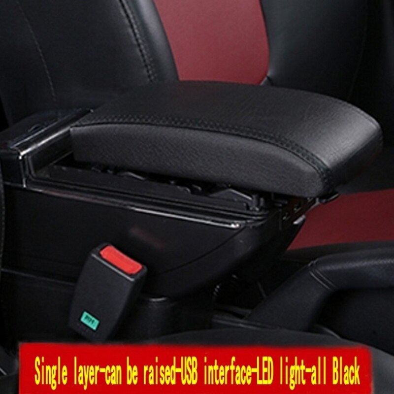 Auto Armlehne Für Hyundai Getz Drehbare zentralen Speicher inhalt Lagerung Kasten mit Aschenbecher USB Ladung Auto dekoration zubehör