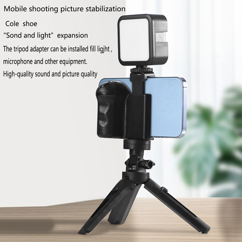 Draadloze Bluetooth Smartphone Selfie Booster Handgreep Telefoon Stabilizer Stand Houder Ontspanknop 1/4 Schroef Voor Smartphone