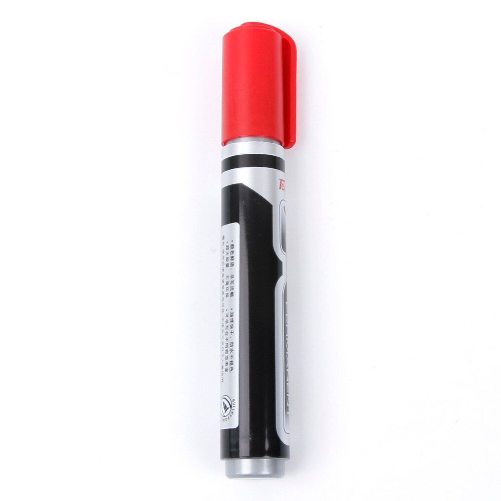 1 pc Large Black Red Blue Plastic Oily Waterproof Permanent Marker Pen Office School Supplies DIY drawing Marker pen