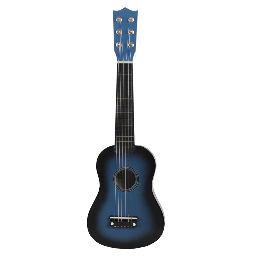 Mini 21 inch Wooden Acoustic Guitar Classical Guitar Musical Instrumental Starter Beginner Music Lovers Kids: Blue