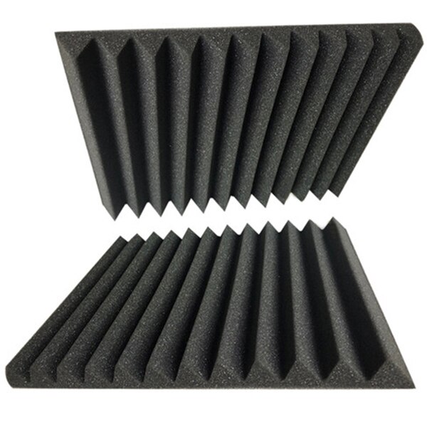 Wedge Acoustic Foam With Adhesive Tape 8 Pcs Soundproof Panels,Silencing Sponge Polyurethane foam