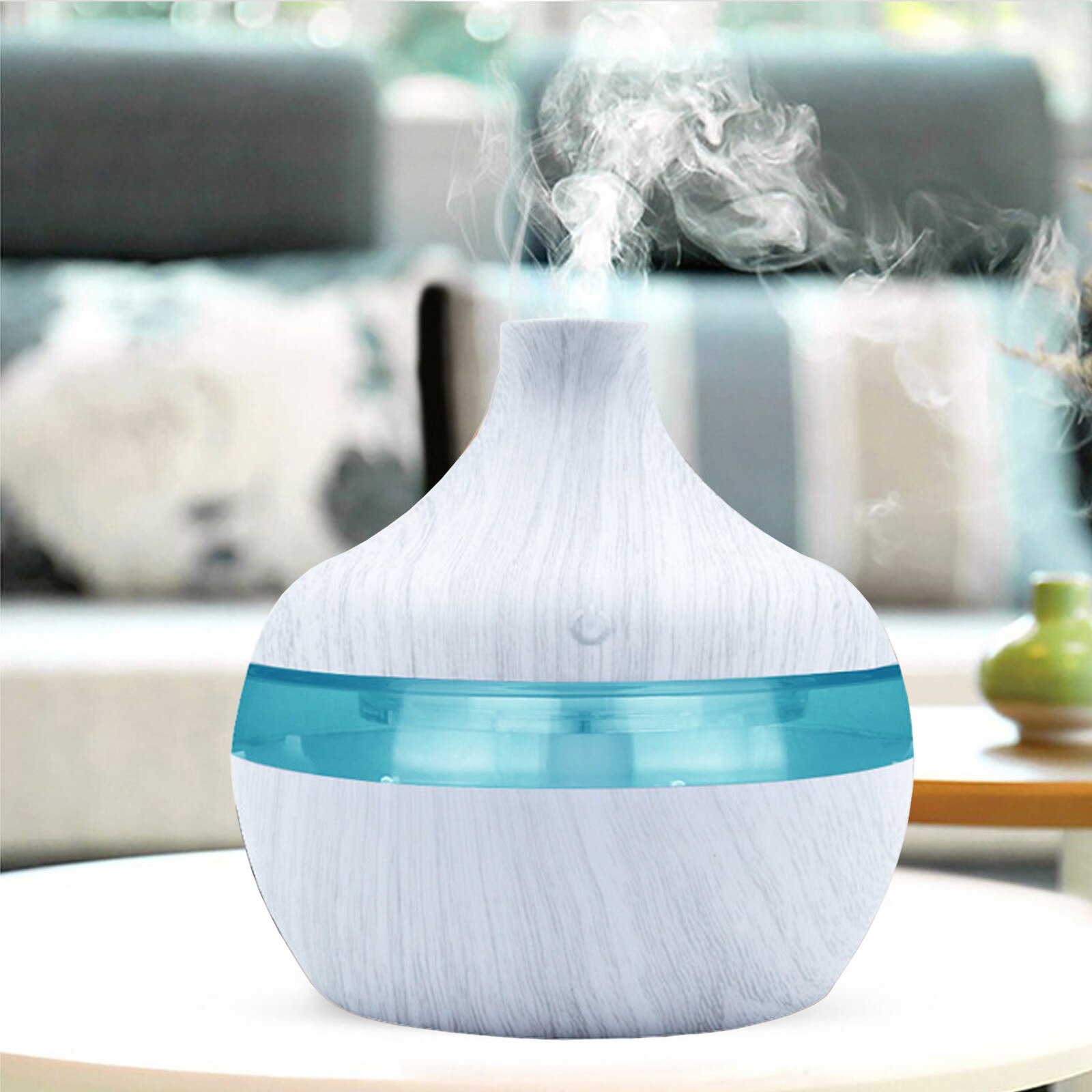 300ml Air Aroma Essential Oil Diffuser Led Aroma Aromatherapy Humidifier Wooden Aroma Essential Oil Diffuser Home decor