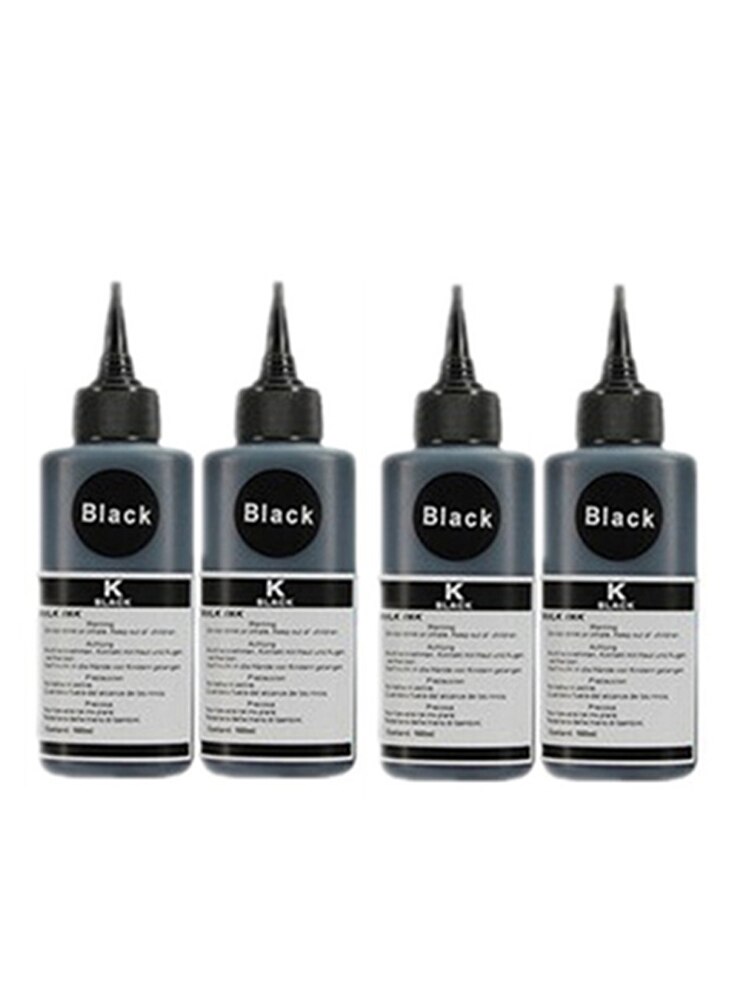 Black Universal Dye Ink Compatible For-CANON For-Epson For All Inkjet Printer Bulk Ink