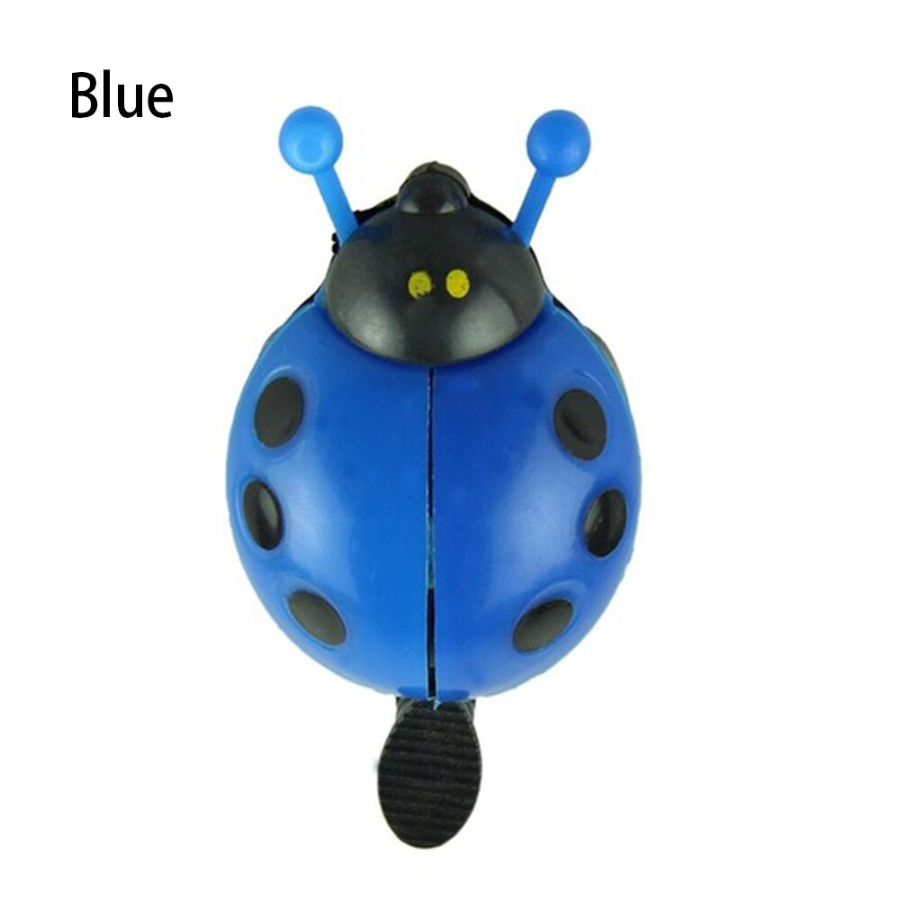 Fiets lieveheersbeestje bel mountainbike leuke bel fiets decoratie bel fiets geluid helder scherpe accessoires: Blauw