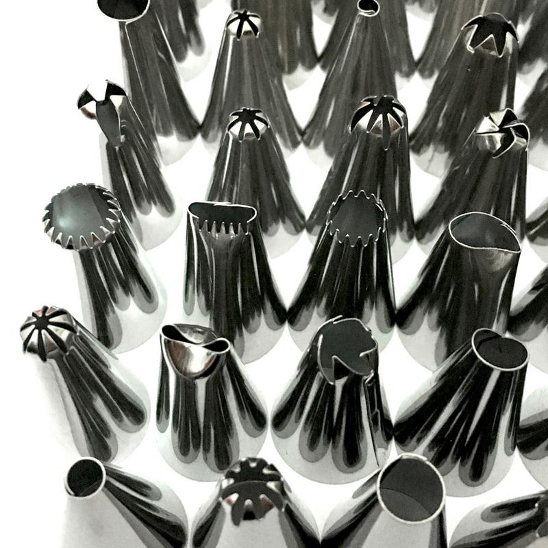 Cake Decorating 48 Stks/set Goede Rvs Icing Piping Nozzles Pastry Tips Set Cake Bakken Tools Accessoires