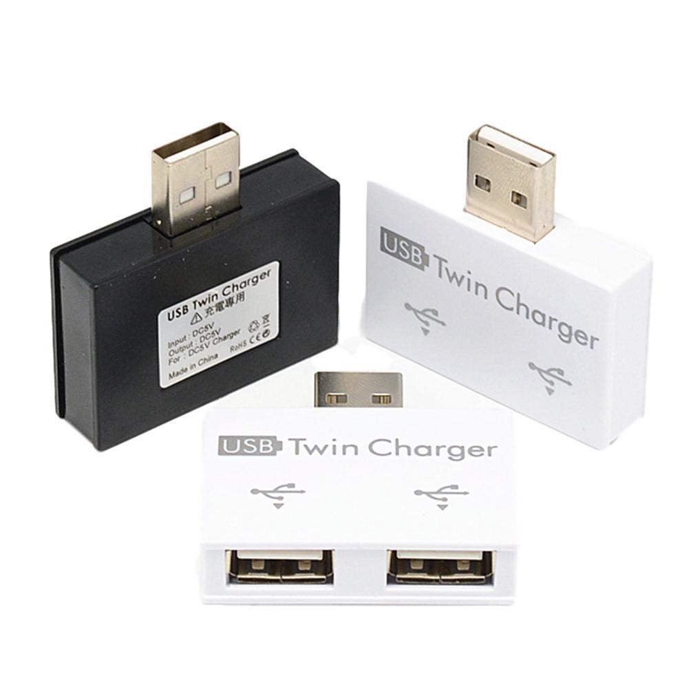 USB 2,0 Ladegerät Hub 2 Port Ladegerät Hub Adapter Neue Usb Splitter Für Telefon Tablet Computer Konverter Lade