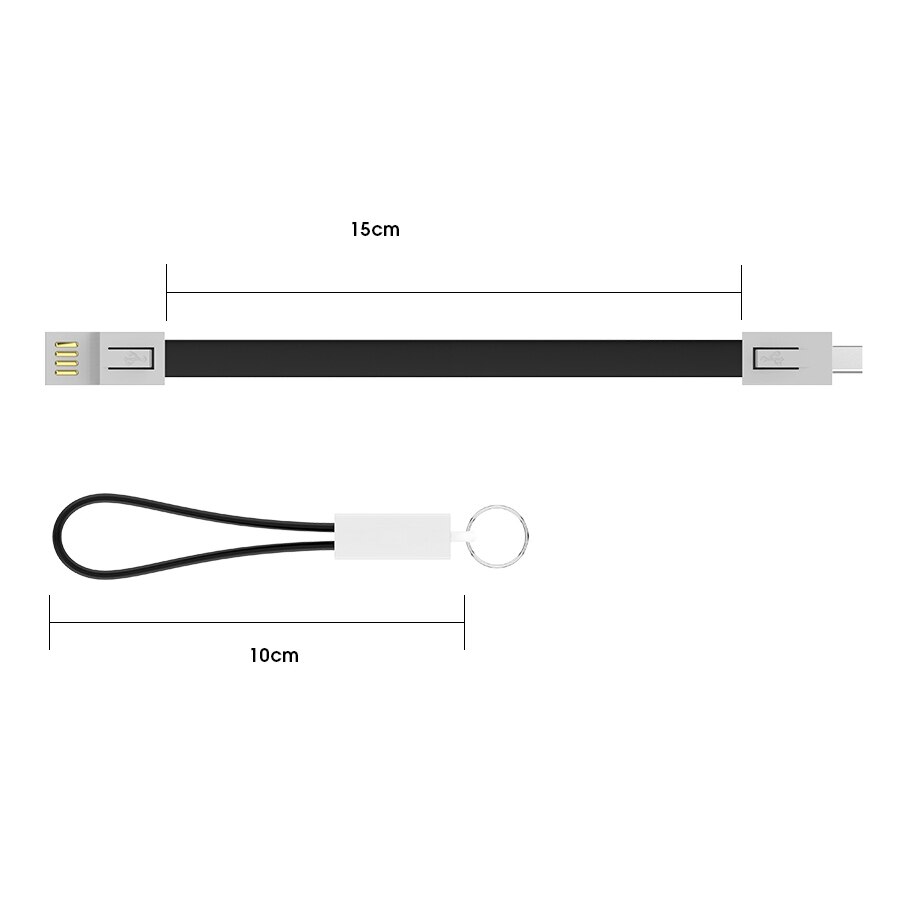 Micro Usb Type C Fast Charger Sync Gegevens Multifunctionele Powerbank Sleutelhanger Type-C Kabel Voor Xiaomi Mi5 samsung S10 S9 Plus Cord