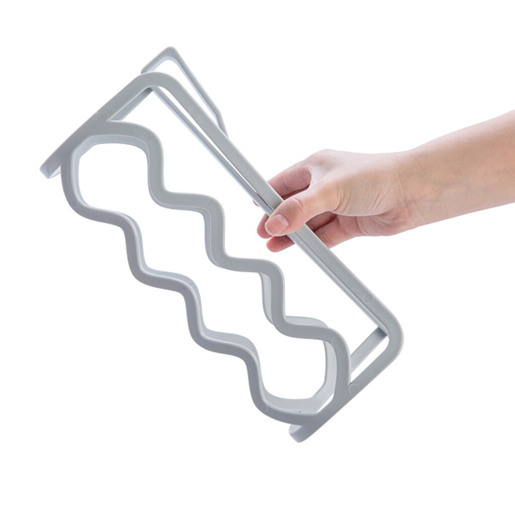 1Pc Closet Shelf Dividers Wardrobe Partition Shelves Divider Clothes Wire Shelving Storage Organizer Clip-mounting Bookshelf #Af