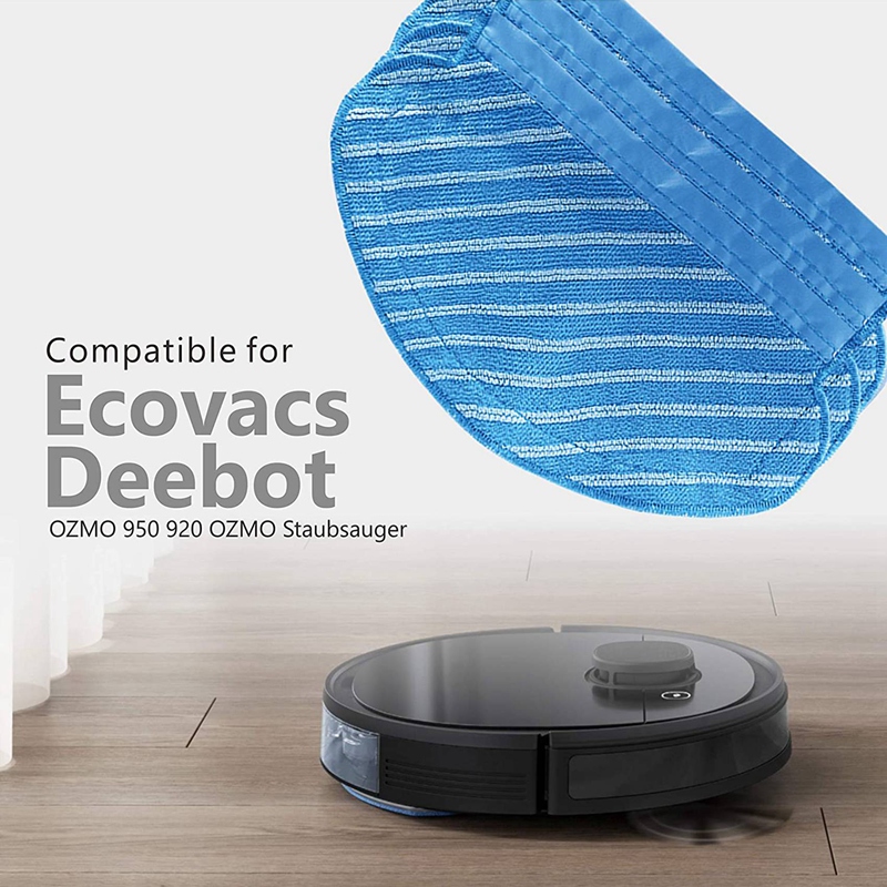 Chiffon de nettoyage de remplacement, Compatible avec Ecovacs Deebot OZMO 950 OZMO 920 OZMO 905, pièces détachées pour aspirateur Robot