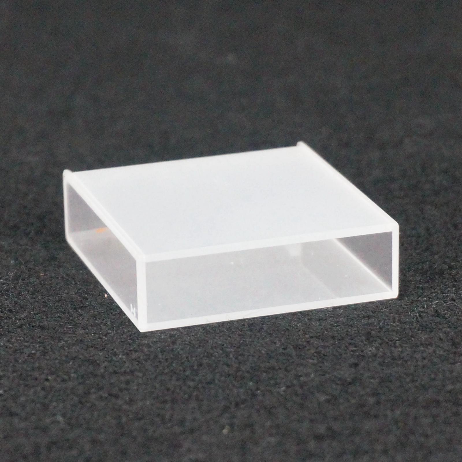 40mm Path Length Jgs-3 Quartz Cell Cuvette Cell With PTFE Lid For For Infrared Spectrometer
