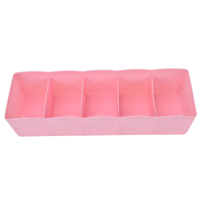 1PCS Underwear Underwear Storage Box 5 Grid Socks Underwear Drawer Closet Family Storage Box Storage Box Partition TSLM1: 3