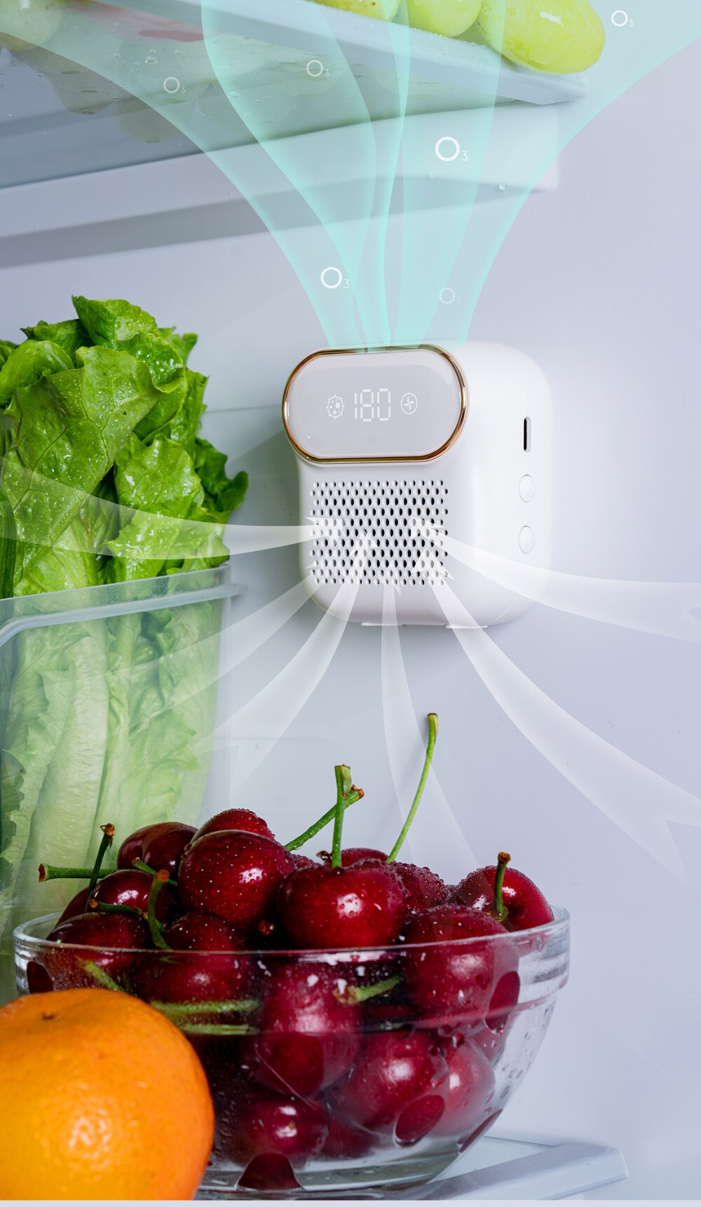 Xiaomi lofans refrigerator deodorizing sterilizer household kitchen ozone cleaner keeps fresh rechargeable deodorant