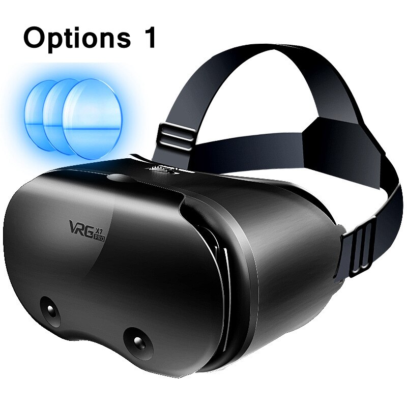 VR 3D Helmet Glasses Box VR Headset Virtual Reality Devices For 5 to 7 Inch Smartphones Binoculars Gaming Movie Video Game: Option 1