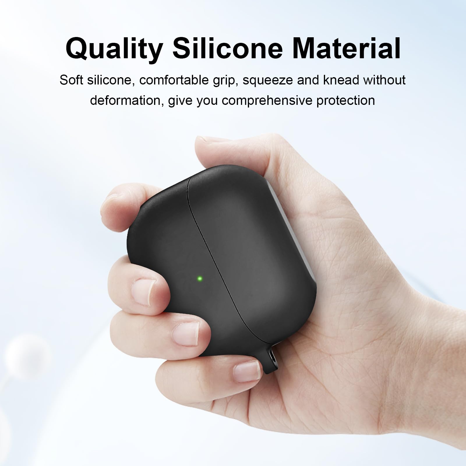 Voor Samsung Galaxy Buds 3 Case & Galaxy Buds 3 Pro Case Zachte siliconen beschermhoes voor Galaxy Buds 3 Accessoires met Lanyard