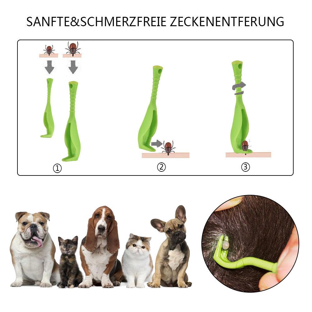 2PCS Tick Removal Tool Hook Pet Supplies Human Manual Debulking Flea Tool Pet Comb Dogs Tick Picker Tool Pet Product