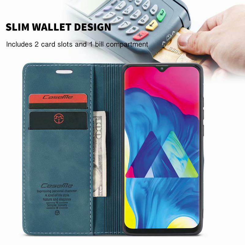 Leather Case For Samsung Galaxy A10 A 10 Magnetic Flip Cover Luxury Wallet Card Holder Phone Protector For Samsung A10 Shell