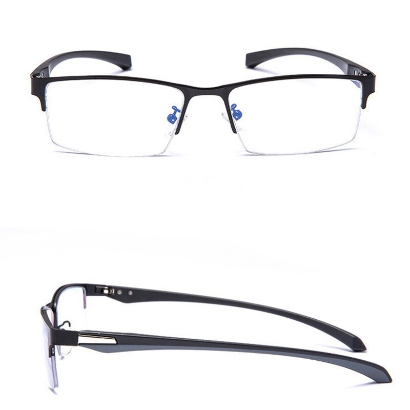 smart photochromic Multifocal Reading Glasses Men Women Progressive Bifocal Anti Blue Ray Metal Half Frame Presbyopic Eyewears 1