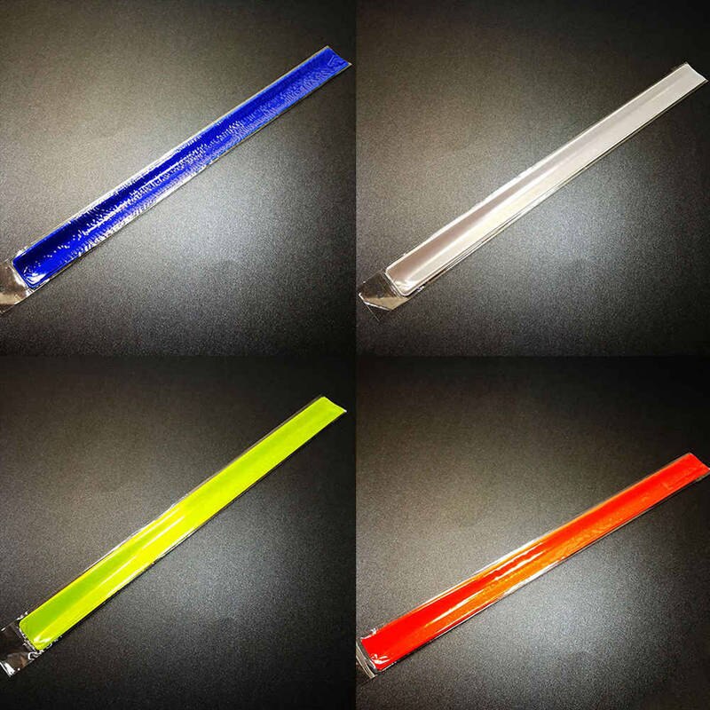 Cycling Reflective Warning Tape Bike Bicycle Reflective Safety Pant Band Leg Strap Belt Silicon Arm