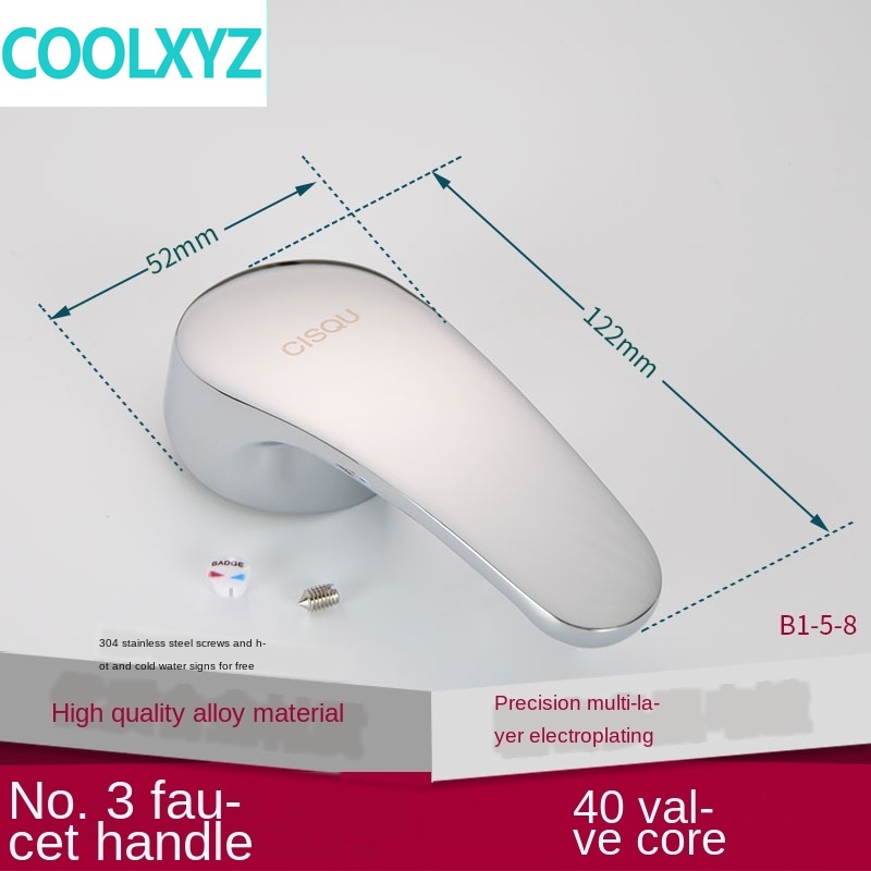 Kraan Handvat Handvat Schotel Wastafel Douche Schakelaar Wijzerplaat Warm En Koud Water 25 35 40 Spool Reparatie Onderdelen: Oranje