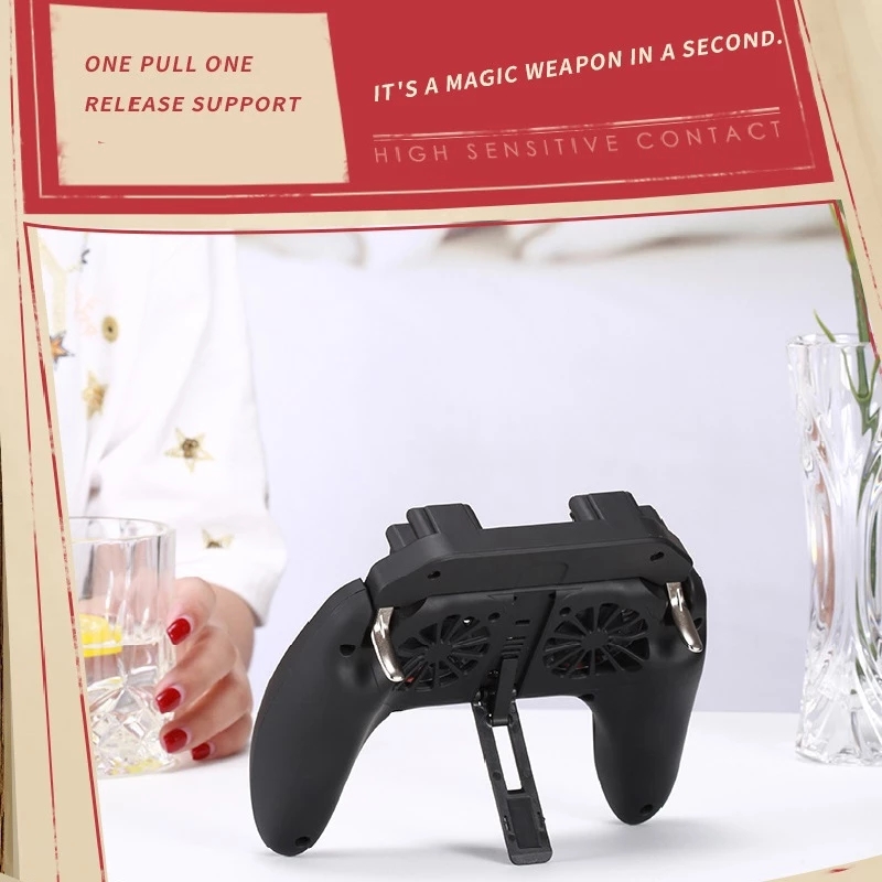 Controller per iPhone Android Trigger Pubg accessori per cellulari dispositivo di raffreddamento del telefono cellulare raffreddamento Gamepad Joystick gioco per Smartphone
