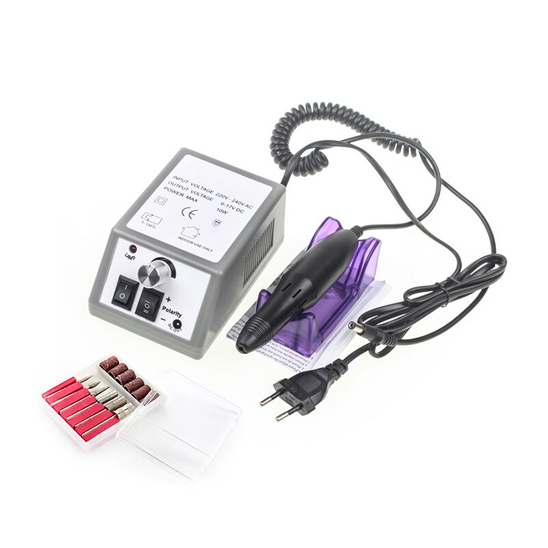 35000RPM Electric Nail Drill Machine M3 Electric Manicure Machine Set Accessory Pedicure Kit Ceramic Nail Drill Bit Nail Tools: 20000 RPM