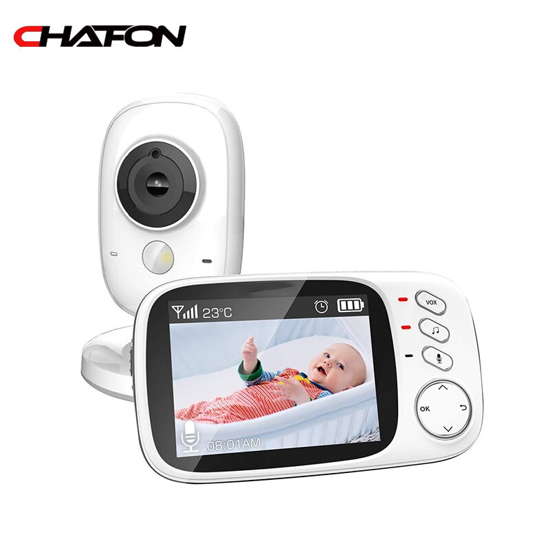 Chafon Hoge Resolutie 3.2 Inch Draadloze Video Kleur Beveiliging Babyfoon Nachtzicht Temperatuur Monitoring