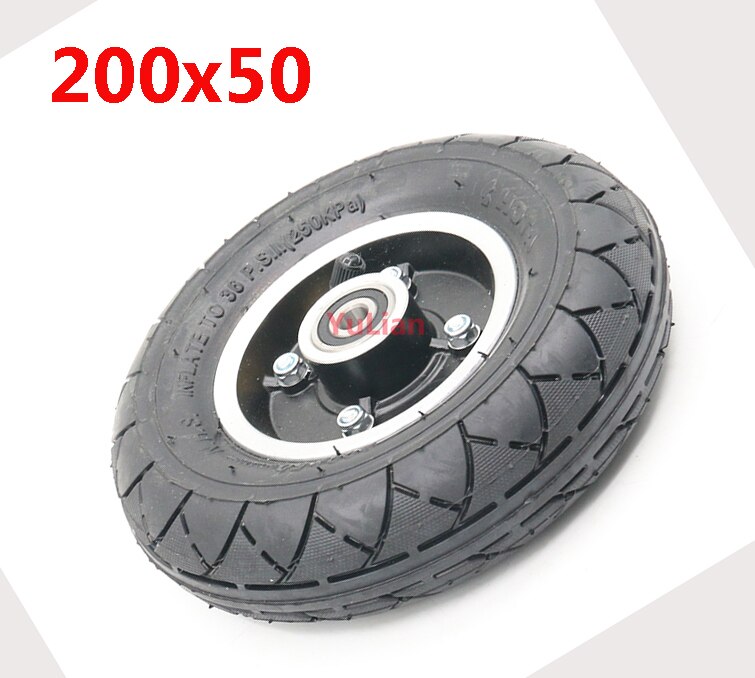 200X50 Front Wheel for Electric Scooter Balancing Car 8 Inch 8x2 Inflatable Tire Wheels