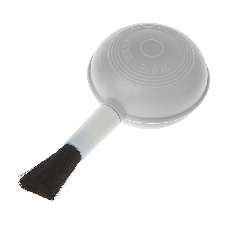 Soprador de ar 2 em 1 escova para limpeza suculentas limpador de poeira para câmera e lentes