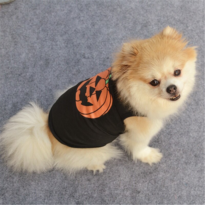 Chihuahua Dog Costume Shirt Halloween Costume Dog Shirt Cat Vest Cool Puppy Clothing For Kitty Casual Breathable