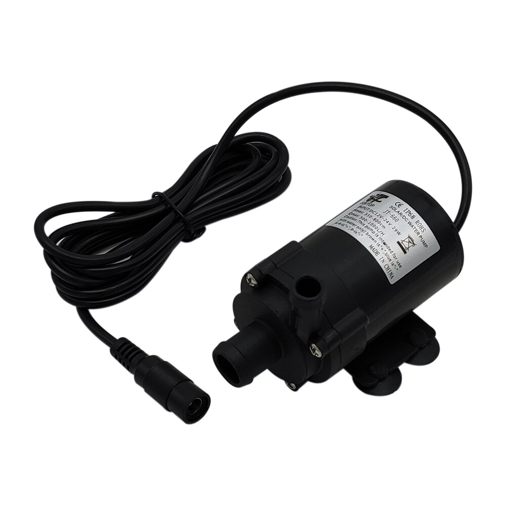 Solar DC 12V 24V Water Circulation Pump Brushless Motor Water Pump 900L/H free
