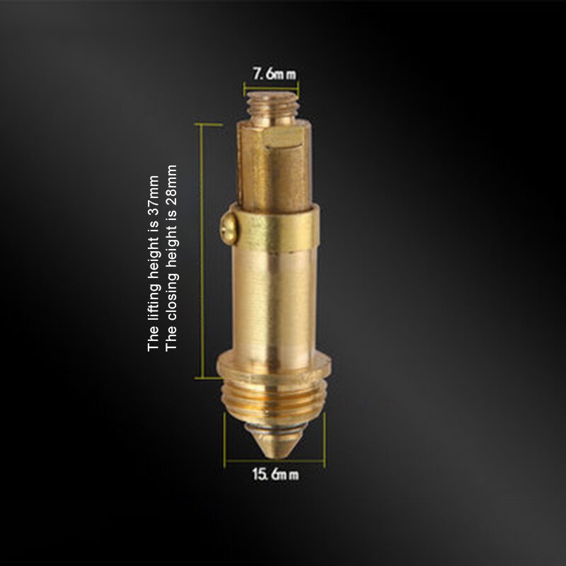 1Pcs Chrome Easy Pop Up Basin Waste Bathroom Sink Push Button Click Clack Plug Bolt